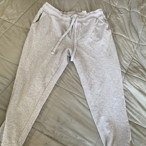 Large banana republic grey sweatpants